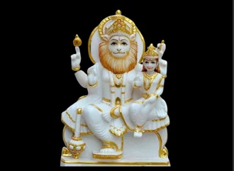 Marble Narsingh Statue